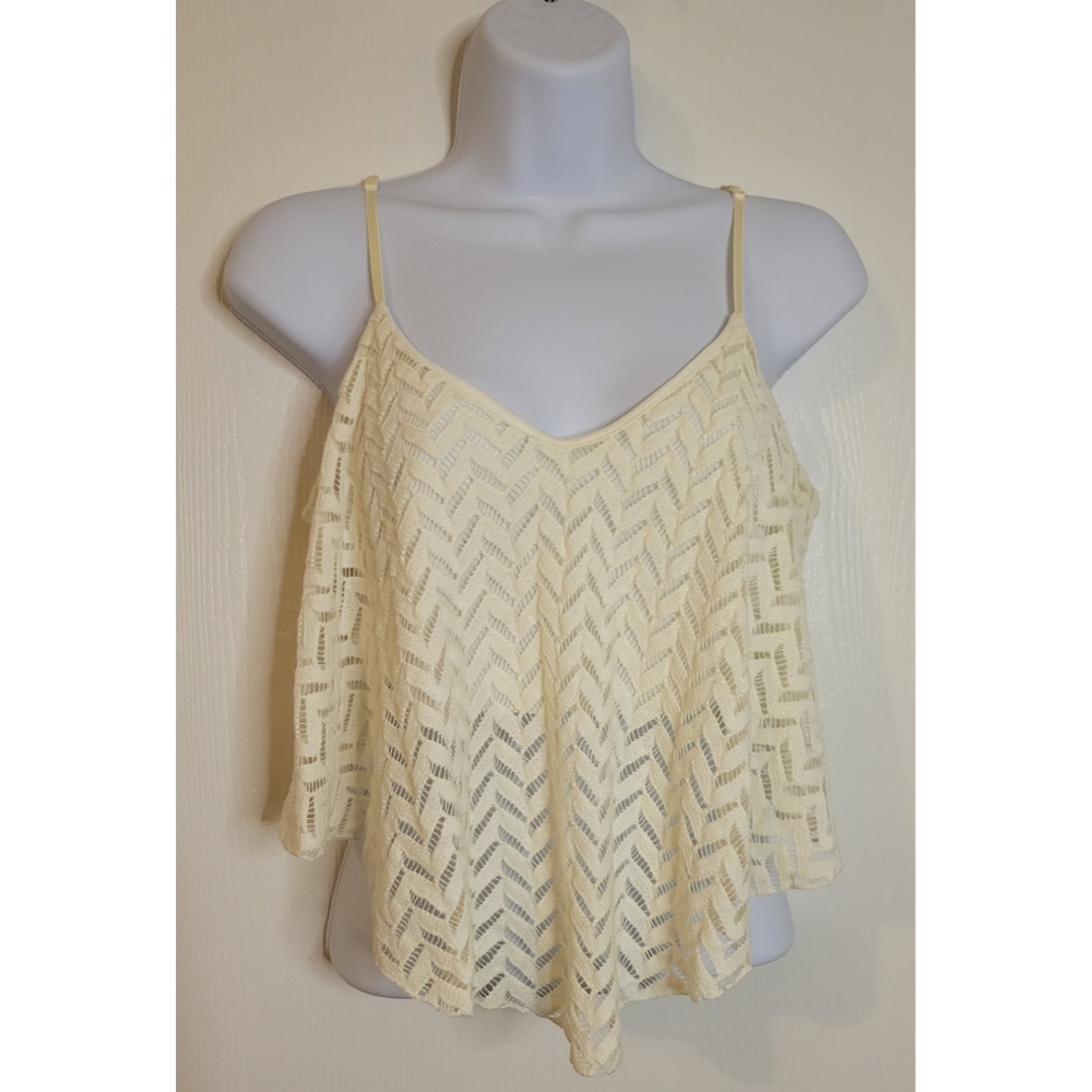 crop top, large, cream